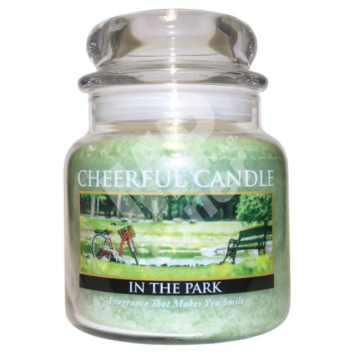 Cheerful Candle Vonná svíčka ve skle Procházka Parkem - In the Park, 16oz 1