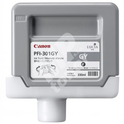 Cartridge Canon PFI-301GY, originál 1