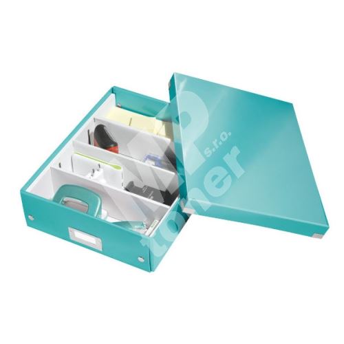 Archivační organizační box Leitz Click-N-Store M (A4), ledově modrý 1