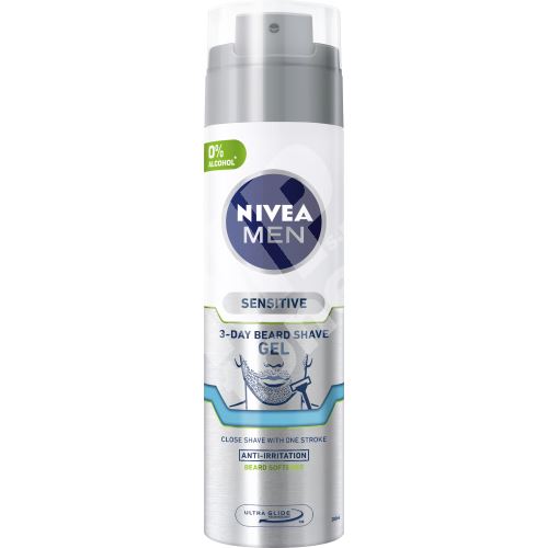 Nivea Men Sensitive gel na holení na 3denní strniště, 200 ml 1