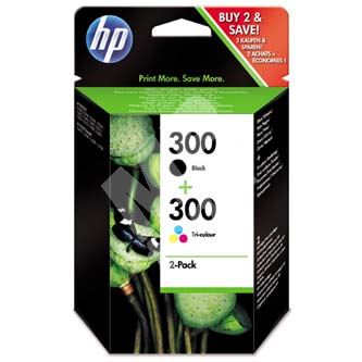 Cartridge HP CN637EE, 2-pack, No.300, originál 1