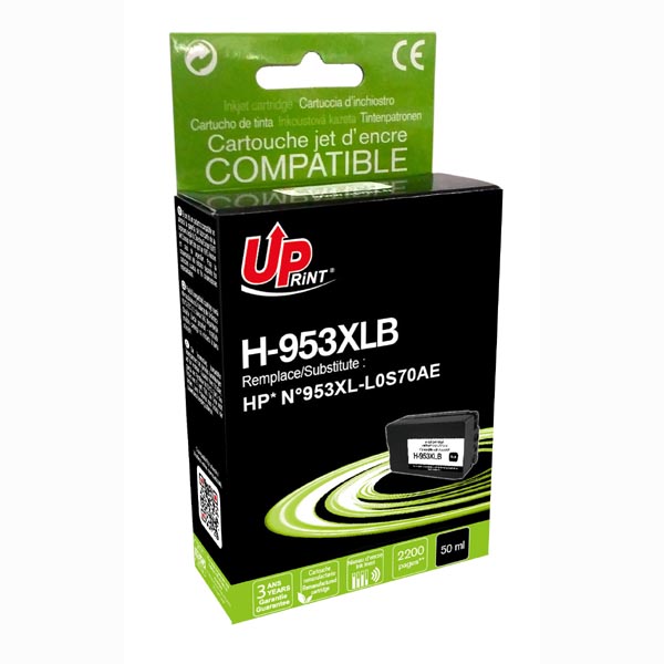 Kompatibilní cartridge HP L0S70AE, OfficeJet Pro 8200, black, No.953XL, UPrint