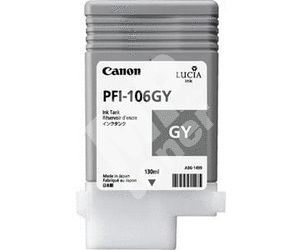 Cartridge Canon PFI106GY, 6630B001, grey, originál 1