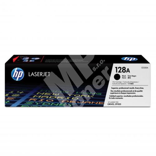 Toner HP CE320A, black, 128A, originál 1
