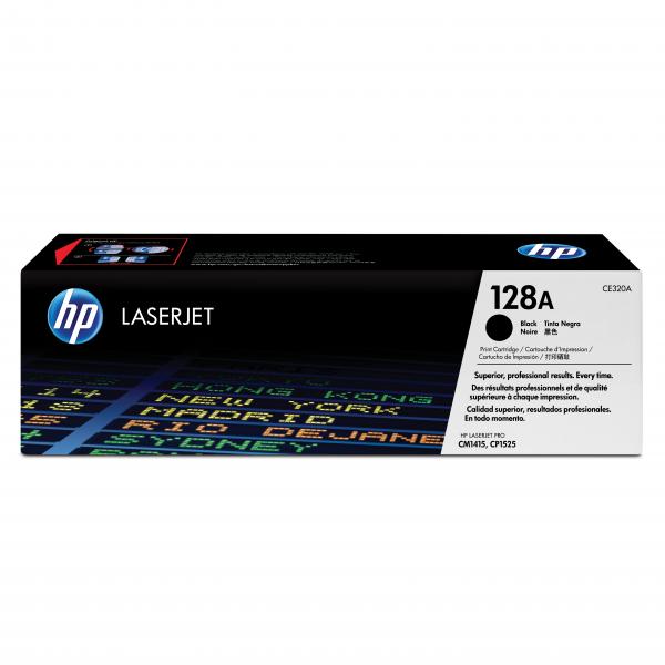 Toner HP CE320A LaserJet Pro CP1525n, CP1525nw, black, 128A, originál