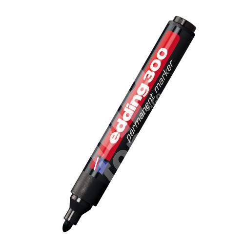 Průmyslový popisovač Edding 300, černá, 1,5-3mm, kuželový hrot 3