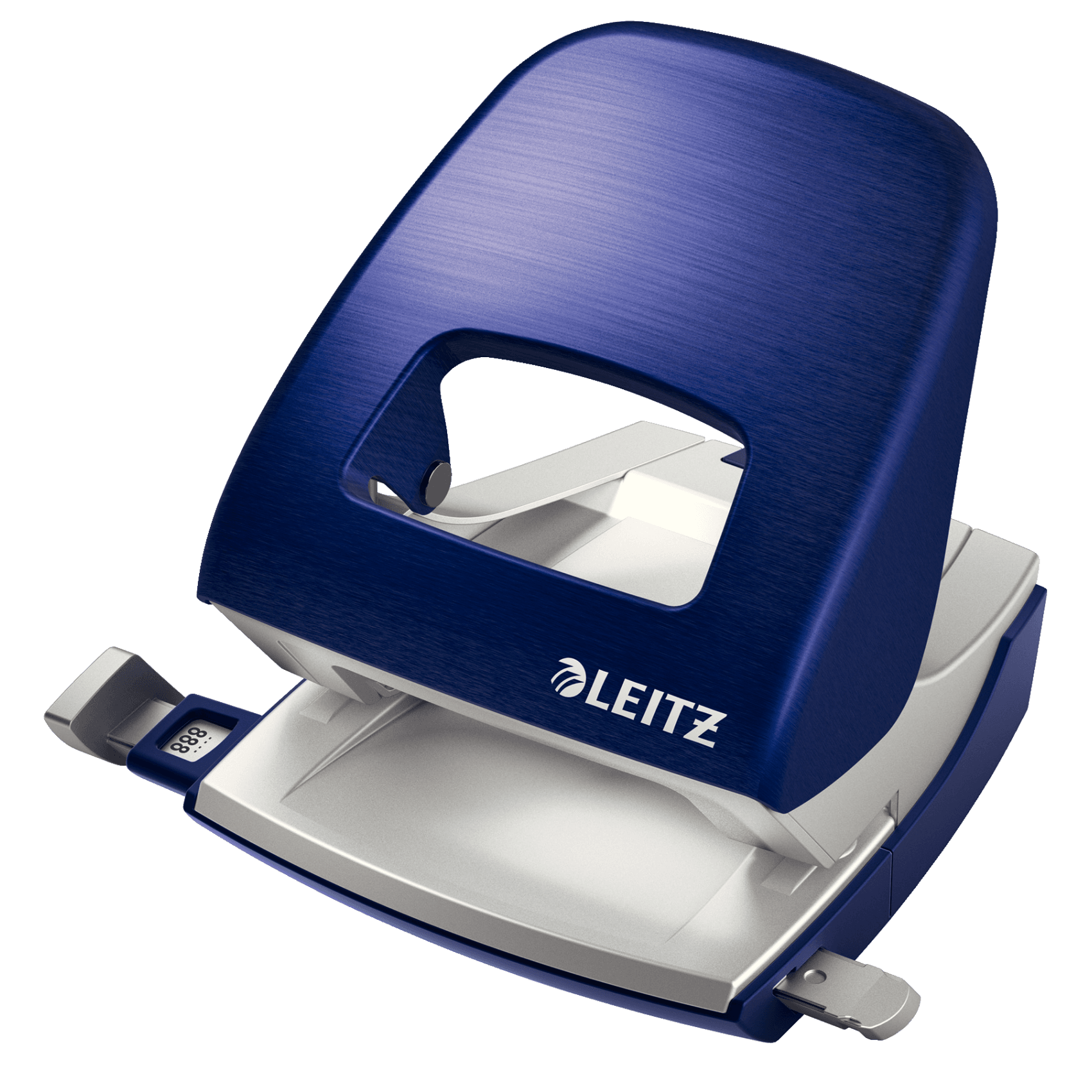 Celokovová stolní děrovačka Leitz NeXXt Style 5006, titanově modrý