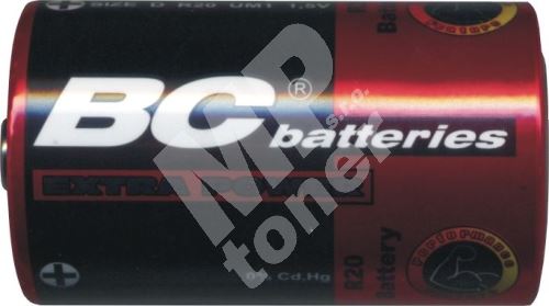 Baterie zinkochloridový 1,5V velký monočlánek Extra BC R20 1