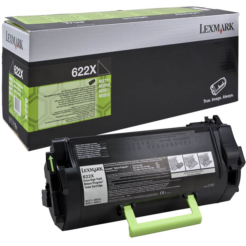 Toner Lexmark 62D2X0E, MX711de, MX810, MX811, return, black, 622X, originál