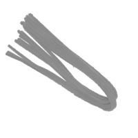 Drátek žinylka Luma 500 x 8mm, šedý 10ks