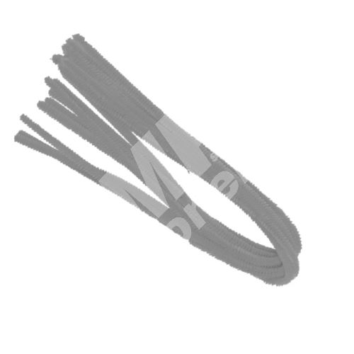 Drátek žinylka Luma 500 x 8mm, šedý 10ks 1