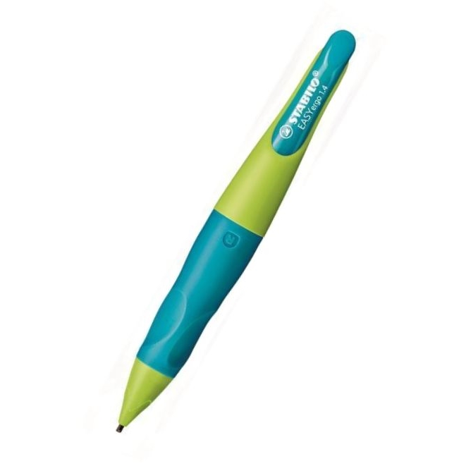 Mechanická tužka STABILO EasyErgo Start, neon zelená/modrá, pro praváky, 1,14 mm