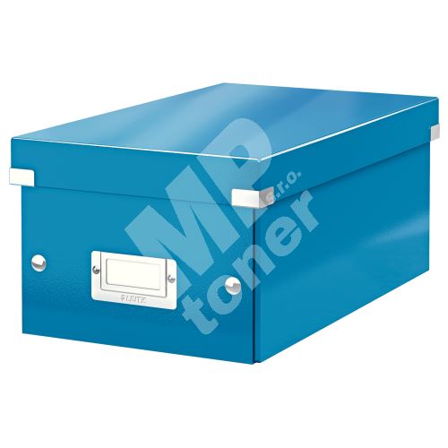 Archivační krabice na DVD Leitz Click-N-Store WOW, modrá 1
