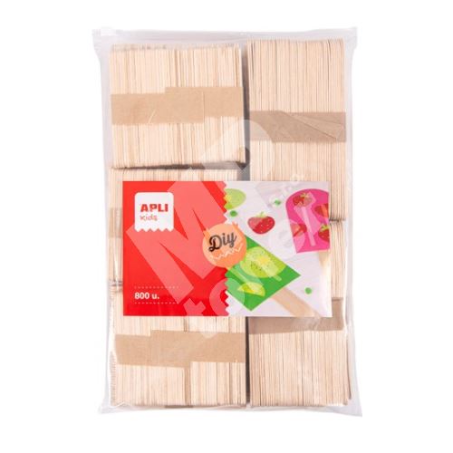 Nanuková dřívka Apli, mix velikostí, Jumbo pack, přírodní 1