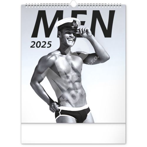 Nástěnný kalendář Notique Men 2025, 30 x 34 cm 1
