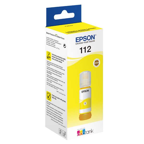 Inkoustová cartridge Epson C13T06C44A, L15150, L15160, yellow, 112, originál