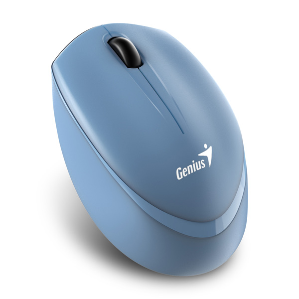 Myš Genius NX-7009, 1200DPI, 2.4 [GHz], optická, 3tl., bezdrátová, modrá