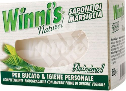 Winni s Sapone Marsiglia Ekologické Hypoalergenní mýdlo 250 g rostlinného původu 1