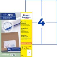 Samolepící etikety Ultragrip 105 x 148 mm, 30 listů A4 6120