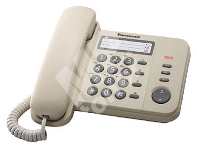 Telefon Panasonic KX-TS 520FXJ slonová kost 1