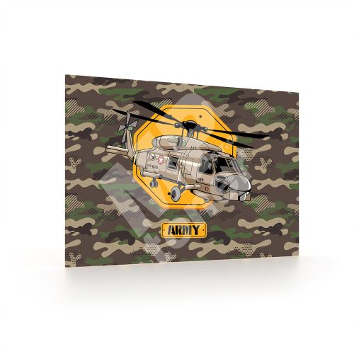 Podložka na stůl 60x40cm Helikoptéra, Army 1