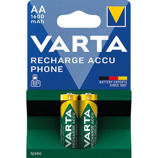 Nabíjecí baterie Varta HR6 1600/2 Phone, AA