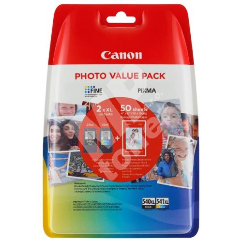 Cartridge Canon PG-540XL, CL-541XL + fotopapír, 5222B013, originál 1