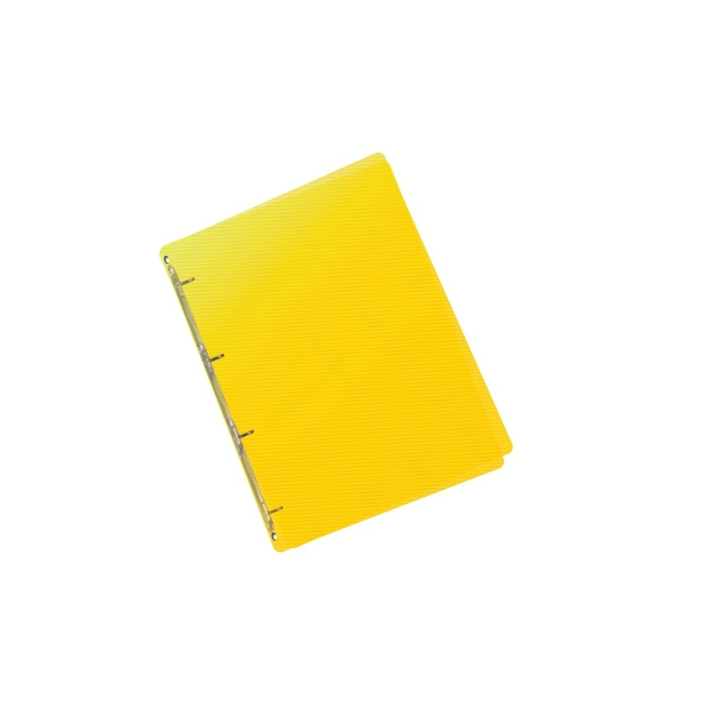 Kroužkový pořadač Lines PP A5 4 kroužky, žlutá