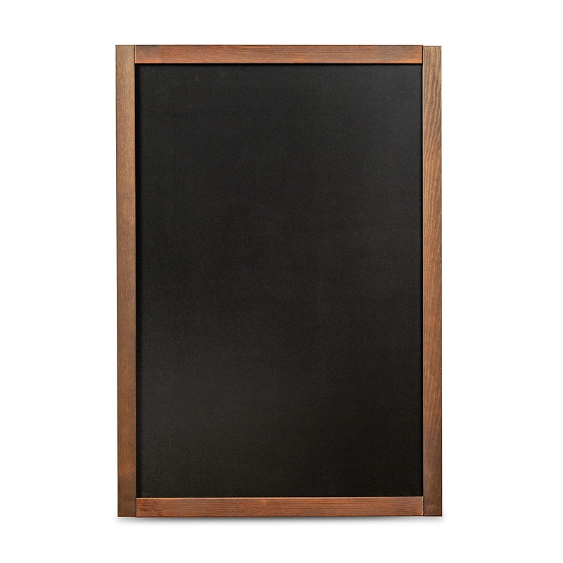 Černá tabule na křídy v dřevěném rámu 60x87 cm