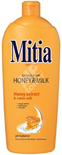 Mitia Honey & Milk tekuté mýdlo náhradní náplň 1 l 1