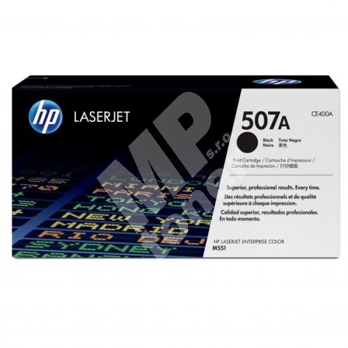 Toner HP CE400A LaserJet 500 black originál 1