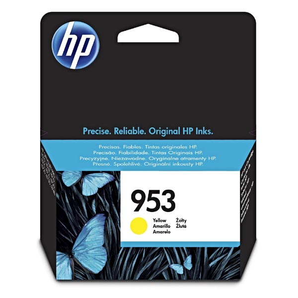 Inkoustová cartridge HP F6U14AE, OfficeJet Pro 8218, 8710, yellow, No.953, originál
