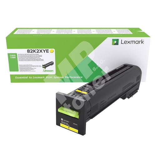 Toner Lexmark 82K2XYE, yellow, originál 1