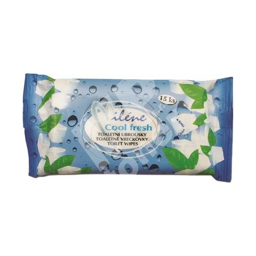 Miléne Cool Fresh vlhčené ubrousky, 15 ks 1