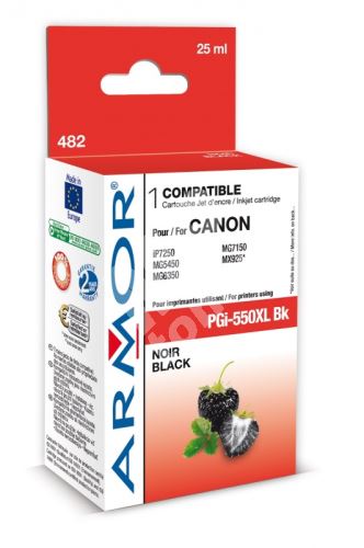 Cartridge Canon PGI-550BK XL, black, Armor 1