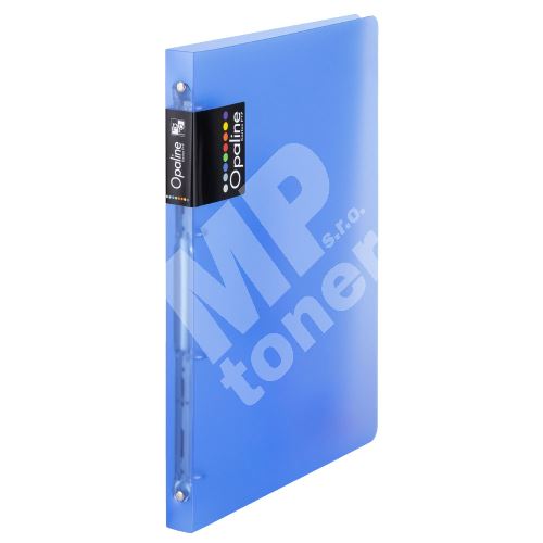 Pořadač A4 4 kroužek Opaline 2 cm modrý 3