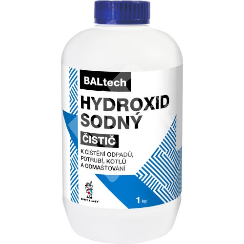 BALTECH hydroxid sodný k čištění odpadů, 1 kg 1