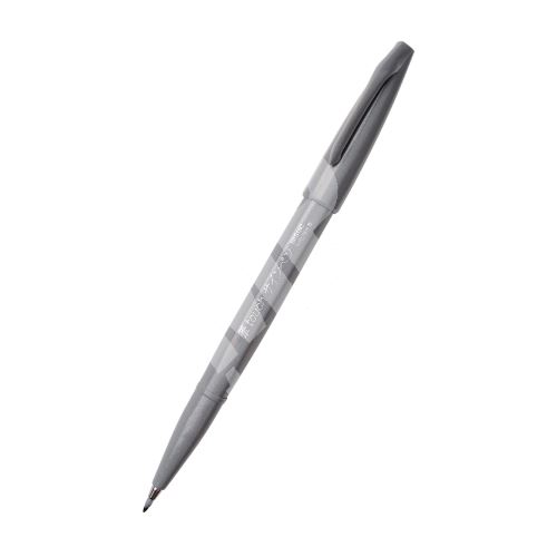 Pentel Brush Sign Pen touch SES15 šedý 3