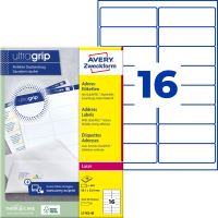 Adresní etikety Ultragrip 99,1 x 33,9 mm, 40 listů A4 L7162-40