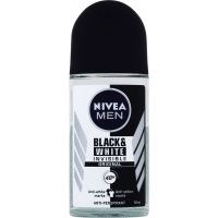 Nivea Men Black &amp; White Invisible Original kuličkový antiperspirant, 50 ml