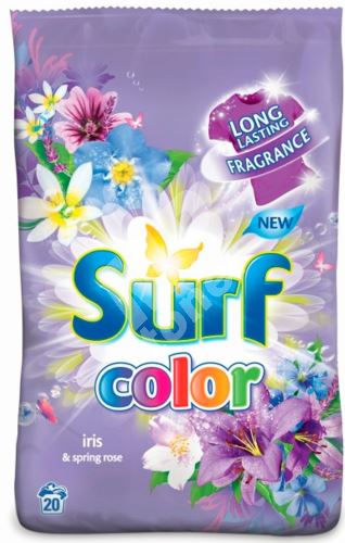 Surf Color Iris & Spring Rose prací prášek na barevné prádlo 20 pracích dávek 1,4 kg 1