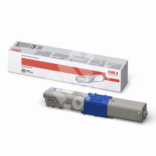 Toner OKI 44469706, cyan, originál 1