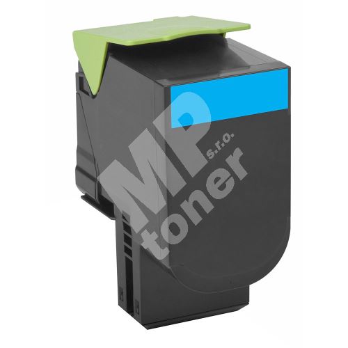 Toner Lexmark 70C2HC0, cyan, originál 1