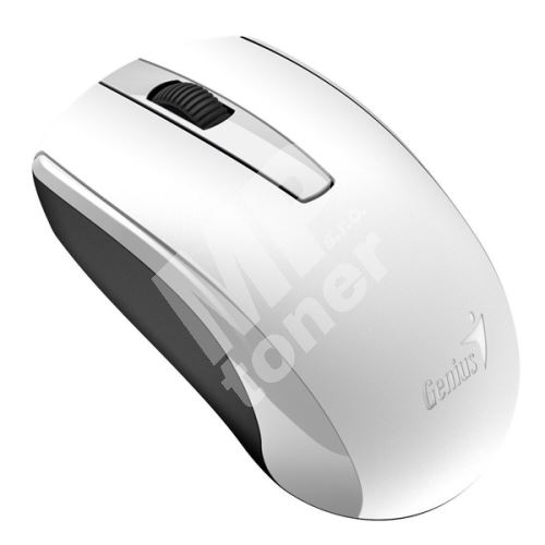 Myš Genius Eco-8100, 1600DPI, 2.4 [GHz], optická, 3tl., bezdrátová USB, bílá 1
