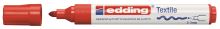 Popisovač Edding 4500, červená, 1-3mm, na textil 7 (6)