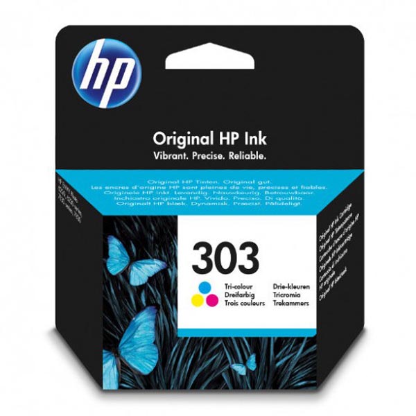 Inkoustová cartridge HP T6N01AE, Envy Photo 6230, 6220, color, No.303, originál