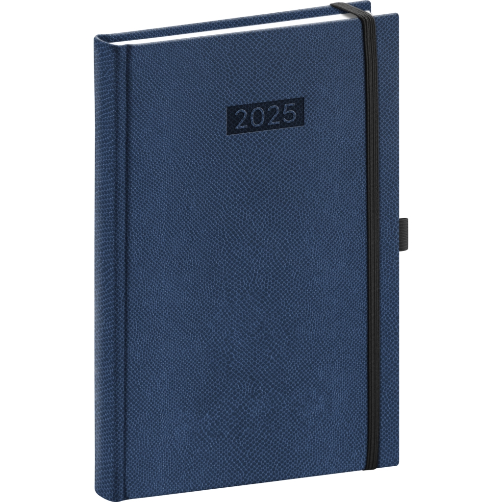 Denní diář Notique Diario 2025, tmavě modrý, 15 x 21 cm