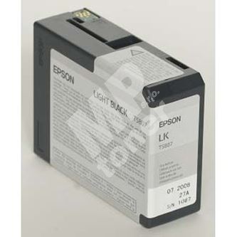 Cartridge Epson C13T580700, light black, originál 1