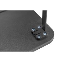 Podstavec pod monitor Powerton, prostor pro klávesnici, černý, ocel, dřevotříska 6 (5)