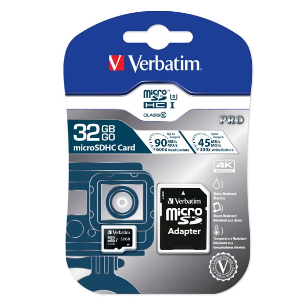 32GB Verbatim micro SDXC, 47041, Class 10 UHS-I